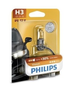Philips H3 Vision +30% 12V 55W autós izzó