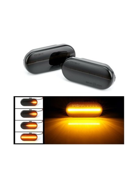 Set of 2 Dynamic LED Wing Indicators for Golf 3, 4, Bora, Passat, Polo