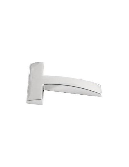 3D Car Ornament Letter T 26 MM Chrome