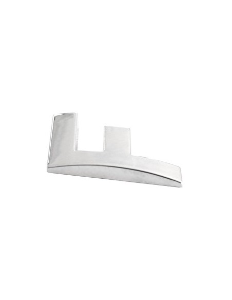 3D Car Ornament Letter F 26 MM Chrome