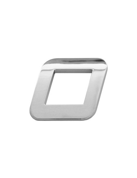 3D Car Ornament Letter O 26 MM Chrome