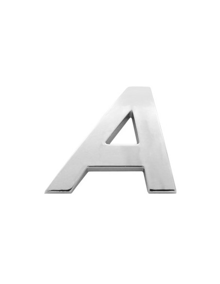 Διακοσμητικό Αυτοκινήτου 3D Γράμμα A 26 MM Χρωμιωμένο