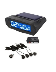 Wireless Parking Sensors with Solar Charging and LCD Display