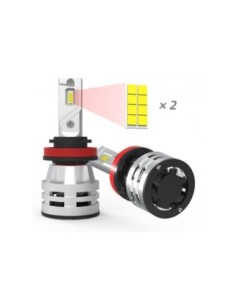 Σετ 2 led H15, Canbus, 6000k, 12.000 Lm, 12V-24V 2