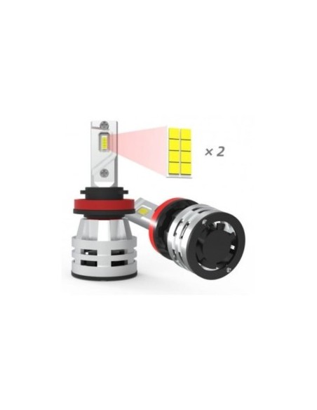 Set of 2 H15 LED Lights, Canbus, 6000k, 12,000 Lm, 12V-24V