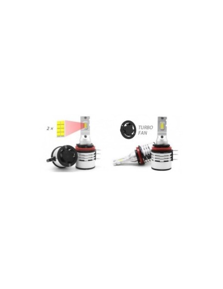 Set of 2 H15 LED Lights, Canbus, 6000k, 12,000 Lm, 12V-24V