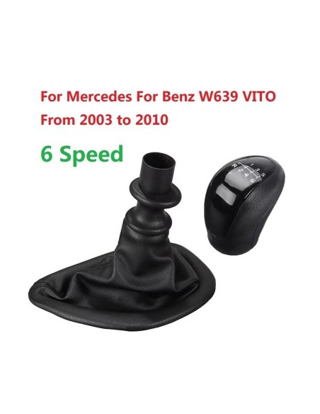Gear shift knob for Mercedes-Benz Vito W639, Sprinter W906, 6-speed manual