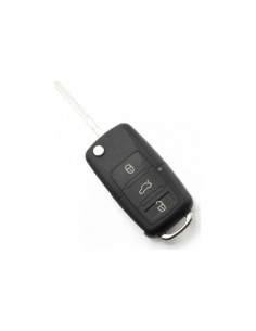 Folding Key Case Compatible with Volkswagen Models with 3...