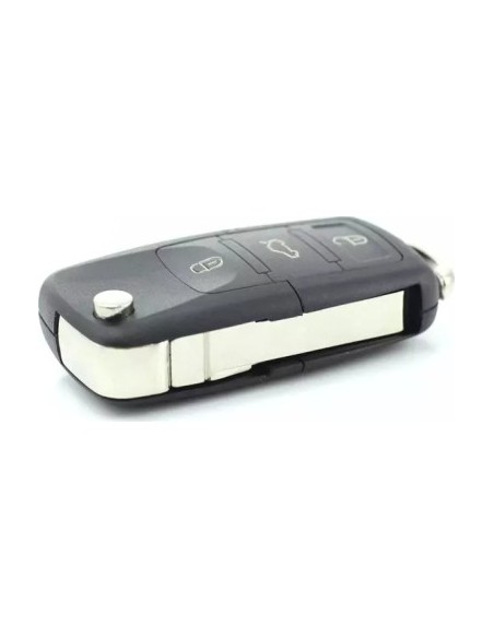 Folding Key Case Compatible with Volkswagen Models with 3 Buttons