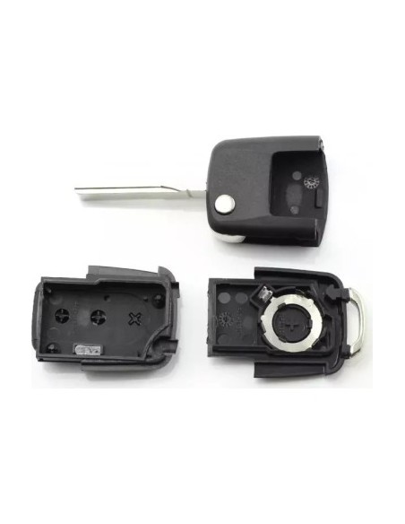 Folding Key Case Compatible with Volkswagen Models with 3 Buttons