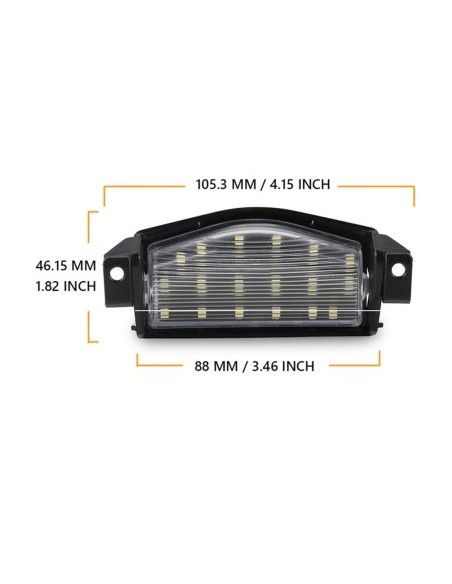 Σετ Λαμπτήρων Αριθμού LED για Mazda 2, Mazda 3