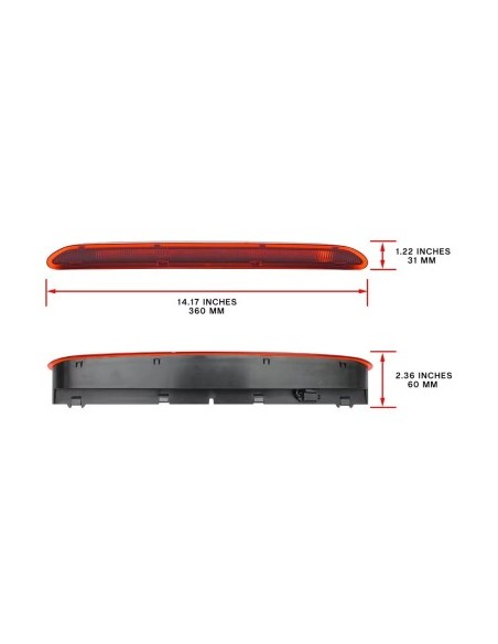 LED brake stop lamp for VW Golf MK5, Golf MK6, Golf Plus, Passat B6, B7 Variant, Tiguan