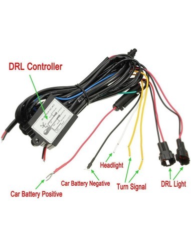 Daytime Running Light Module DRL with 4...