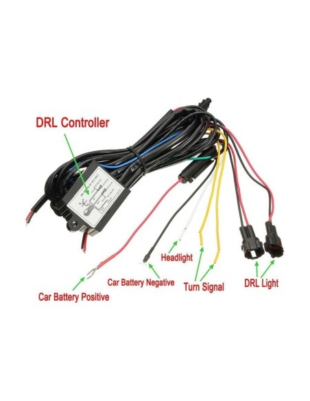 Daytime Running Light Module DRL with 4 functions, universal 12V