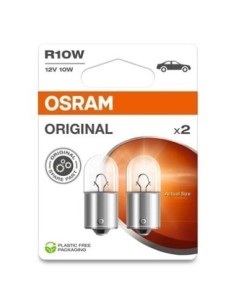Σετ 2 Λαμπτήρες 12V R10W Original Blister Osram