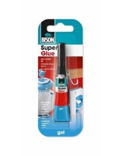 BISON Super Glue Gel Instant Cyanoacrylate Adhesive, 2g
