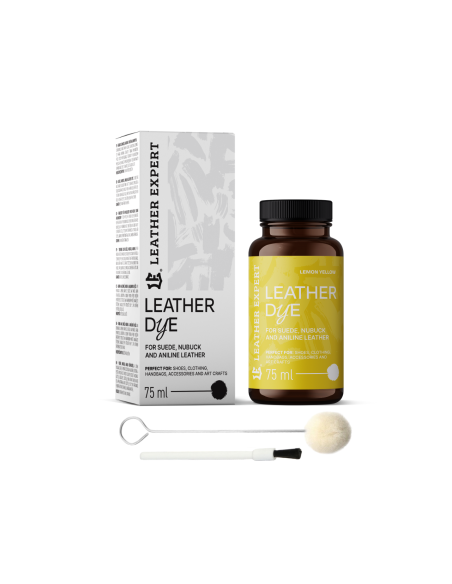 Yellow Lemon Suede Paint Leather Expert, Dye for suede, nubuck, aniline 75ml