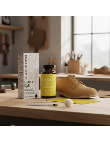 Yellow Lemon Suede Paint Leather Expert, Dye...