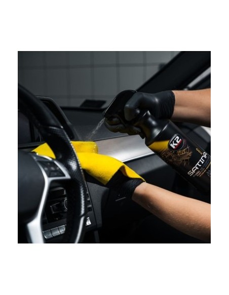 K2 Satina Pro Dressing Dashboard and Plastic Maintenance Solution, 1L