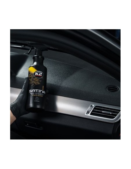K2 Satina Pro Dressing Dashboard and Plastic Maintenance Solution, 1L