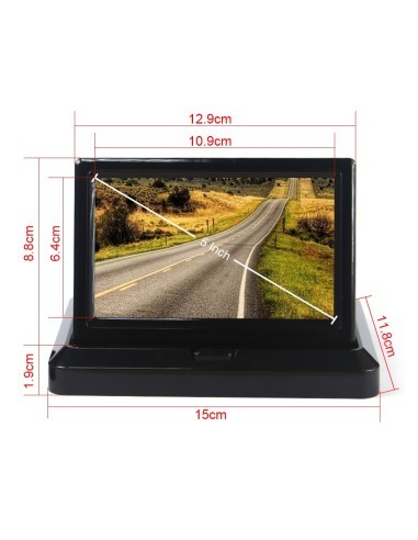 5" Foldable LCD Car Display