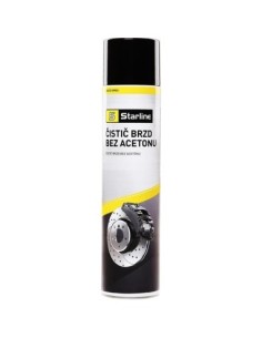 Brake cleaning spray without acetone Starline, 600ml