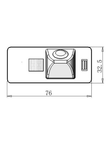Rearview camera for VW Passat B6, B7 Variant,...