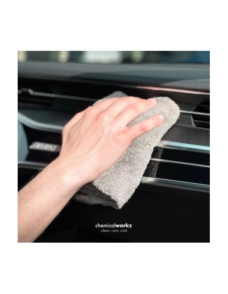 Chemicalworkz Edgeless Plush Towel 600GSM Microfiber Towel, 40×40cm Grey