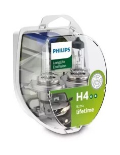Philips H4 LongLife EcoVision halogén autóizzókészlet,...
