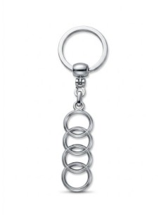 Premium keychain dedicated to Audi Chrome