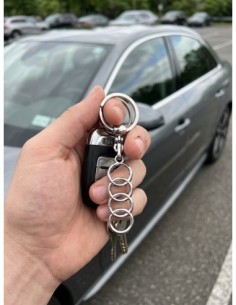Premium keychain dedicated to Audi Chrome 2