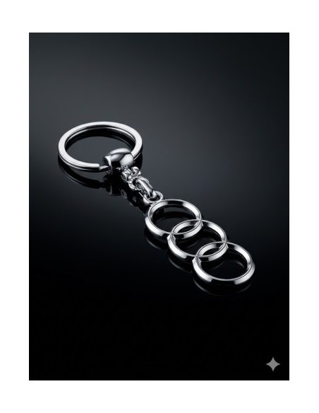 Premium keychain dedicated to Audi Chrome