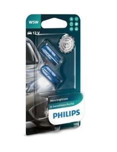 Philips W5W 12v X-Treme Vision Pro150 2 db Izzó Szett