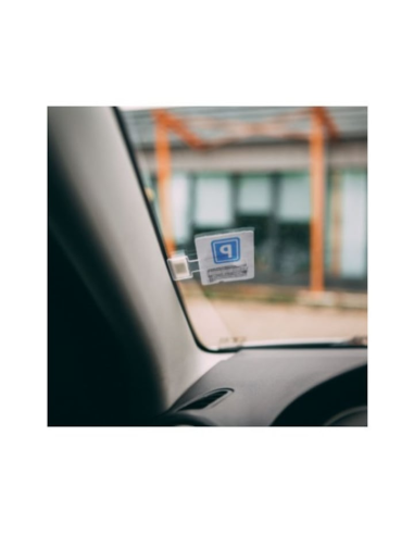 Adhesive car holder for parking tickets and...