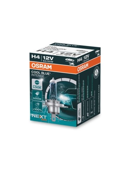 Car bulb H4 Osram Cool Blue Intense Next Gen +100% 12V 60/55W