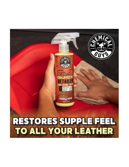 ChemicalGuys Leather Quick Detailer Cleaning and Hydrating Solution, 473 ml
