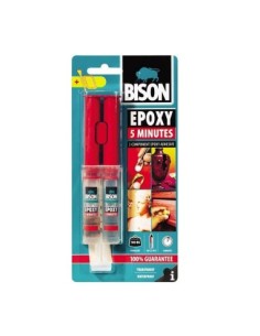 Rapid Two-Component Metal Adhesive BISON Epoxy 5min 2x12ml