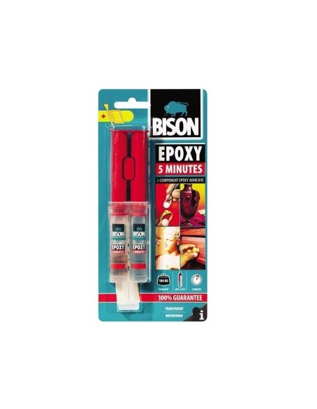 Rapid Two-Component Metal Adhesive BISON Epoxy 5min 2x12ml