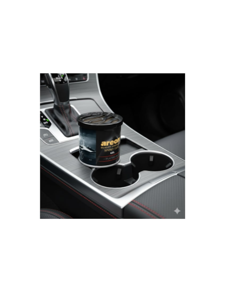Areon Sport Lux Gel Car Air Freshener, Platinum 80g