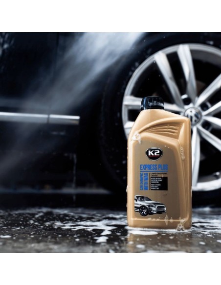 K2 Express Plus Concentrated Wax Car Shampoo, 1l