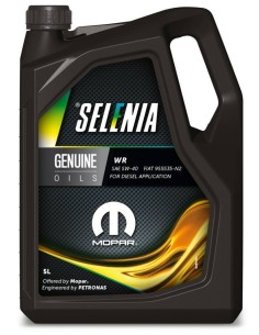 Engine oil Selenia WR 5W40 5L