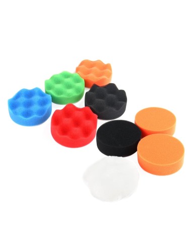 Σετ 11 σφουγγαράκια polish και pad 80mm, Amio
