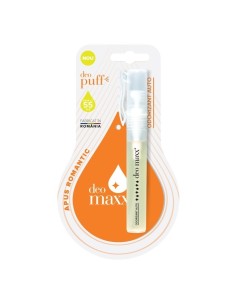 DeoMaxx Puff&Go Apus Romantic autóillatosító spray, 7ml