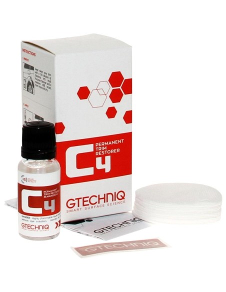 Külső műanyag helyreállító kezelés C4 Permanent Trim Restorer Gtechniq, 15ml
