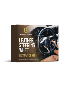 Σετ βαφής τιμονιού από δέρμα Μαύρο LEATHER EXPERT 2