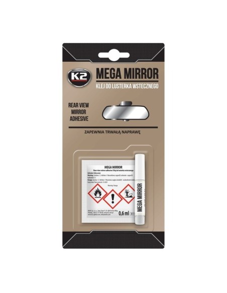 K2 Mega Mirror Rearview Mirror Adhesive, 0.6ml