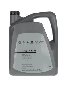 VOLKSWAGEN SAE LONGLIFE III 0W30 Engine Oil 5L
