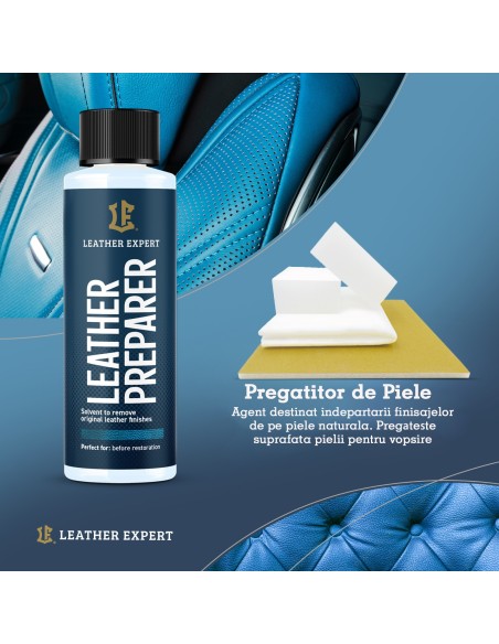 Комплект за боядисване на волан от кожа Бежов LEATHER EXPERT