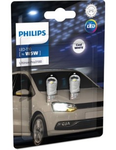 2 db 12v W5W Ultinon Pro3100 Philips LED izzó készlet