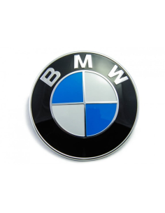 Compatible BMW Emblem for Hood or Trunk 78 mm, Blue